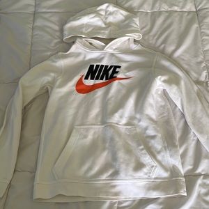 White Nike hoodie